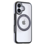 Husa de protectie Torras Ostand R Fusion MagSafe Series compatibil cu iPhone 16, Negru
