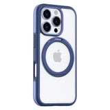 Husa de protectie Torras Ostand R Fusion MagSafe Series compatibil cu iPhone 16 Pro Max, Bleumarin