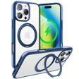 Husa de protectie Torras Ostand R Fusion MagSafe Series compatibil cu iPhone 16 Pro Max, Bleumarin
