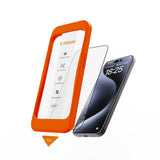 Folie de protectie Torras GlassGo Install Master compatibil cu iPhone 16, Negru