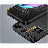Husa de protectie Techsuit Carbon Silicone compatibil cu Motorola Edge 30 Neo, Negru