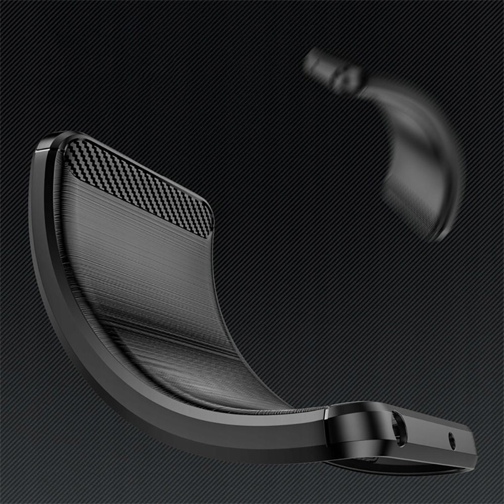 Husa de protectie Techsuit Carbon Silicone compatibil cu Motorola Edge 30 Neo, Negru
