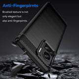 Husa de protectie Techsuit Carbon Silicone compatibil cu Motorola Edge 30 Ultra, Negru