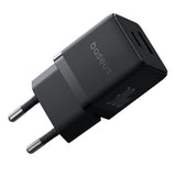 Incarcator Baseus Palm (P1011160A113-00), Fast Charging, 2in1, USB, Type-C, 30W, Cluster Black