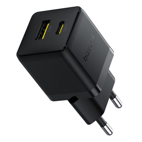 Incarcator Baseus Palm (P1011160A113-00), Fast Charging, 2in1, USB, Type-C, 30W, Cluster Black