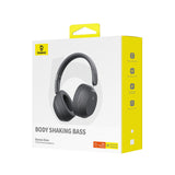 Casti Baseus Wireless Bass 35 Max (A00070800821-00), On-ear, Bluetooth 5.3, Sound Isolation, Foldable, Twilight Grey