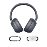 Casti Baseus Wireless Bass 35 Max (A00070800821-00), On-ear, Bluetooth 5.3, Sound Isolation, Foldable, Twilight Grey