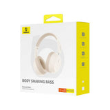 Casti Baseus Wireless Bass 35 Max (A00070800221-00), On-ear, Bluetooth 5.3, Sound Isolation, Foldable, Stellar White