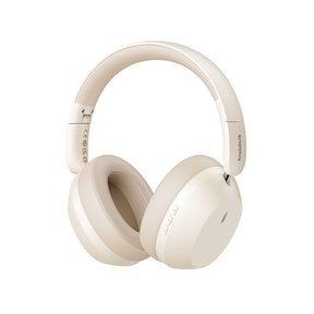 Casti Baseus Wireless Bass 35 Max (A00070800221-00), On-ear, Bluetooth 5.3, Sound Isolation, Foldable, Stellar White