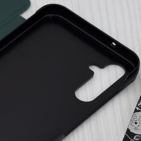 Husa de protectie Techsuit eFold Series compatibil cu Samsung Galaxy A14 4G / A14 5G, Verde Inchis