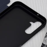 Husa de protectie Techsuit eFold Series compatibil cu Samsung Galaxy A14 4G / A14 5G, Albastru Inchis