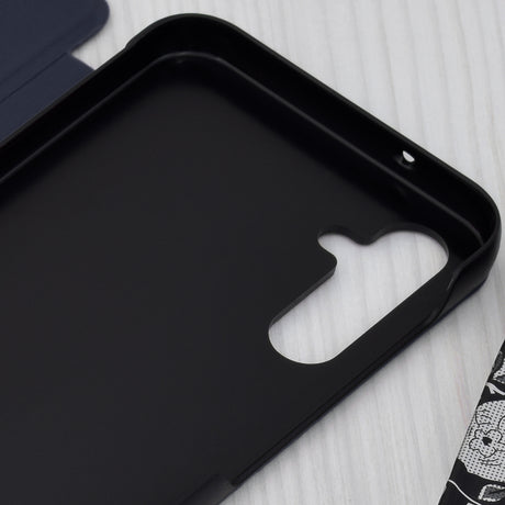 Husa de protectie Techsuit eFold Series compatibil cu Samsung Galaxy A14 4G / A14 5G, Albastru Inchis
