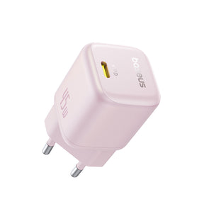 Incarcator Baseus PicoGo (P10176800413-00), GaN, Fast Charging, 45W, USB-C, Roz Pastel