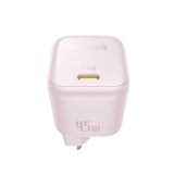 Incarcator Baseus PicoGo (P10176800413-00), GaN, Fast Charging, 45W, USB-C, Roz Pastel