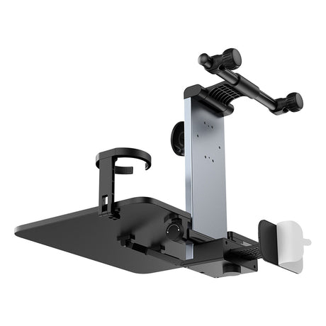 Suport Baseus MagPro II (C40272901121-00), for Backseat Headrests, Cup Holder, 360° Phone Mount, Table, Negru Cosmic