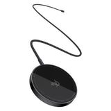 Incarcator Baseus Magnetic Wireless Simple Mini4 Air (P10278200111-00), Fast Charging, Cable Type-C, Qi2, 15W, Cluster Black