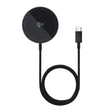 Incarcator Baseus Magnetic Wireless Simple Mini4 Air (P10278200111-00), Fast Charging, Cable Type-C, Qi2, 15W, Cluster Black