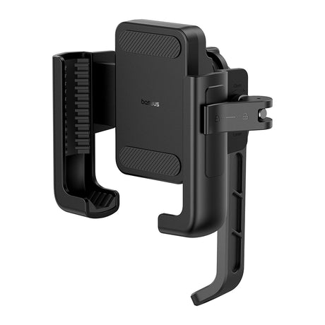 Suport Baseus Motorcycle GoTrip (C40572301111-01), 360°, Anti-Shake, with Screw Lock, Stable, 5.7 - , Cluster Black