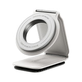 Suport Baseus PrimeTrip Series C02 (C40169002213-00), PU Leather, 360°, 25N, Versatile Mounting Option, Moon White