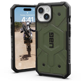 Husa de protectie UAG Pathfinder MagSafe compatibil cu iPhone 15 Plus, Oliv Drab