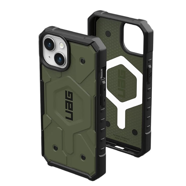 Husa de protectie UAG Pathfinder MagSafe compatibil cu iPhone 15 Plus, Oliv Drab