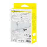 Cablu Baseus Display 2 (P10382701211-00), Fast Charging, USB to Type-C, Digital Display, 100W, 1m, Moon White