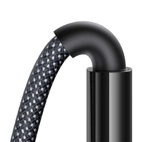 Cablu Baseus Display 2 (P10382701121-00), Fast Charging, USB to Type-C, Digital Display, 100W, 1m, Negru Cosmic