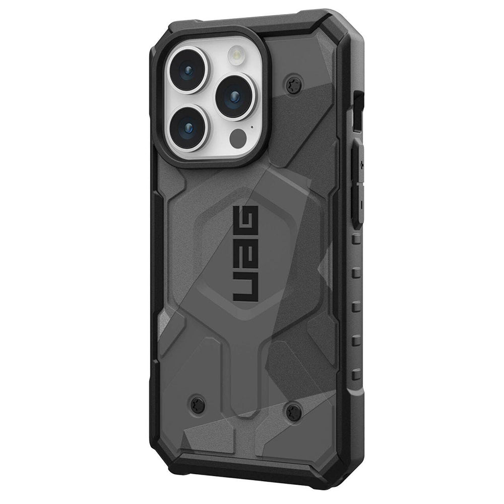 Husa de protectie UAG Pathfinder SE MagSafe compatibil cu iPhone 15 Pro, Geo Camo