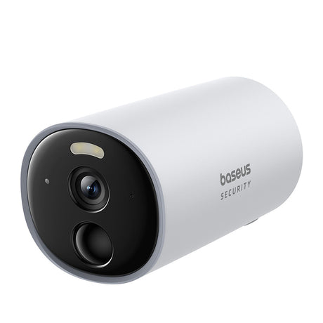 Baseus Outdoor Camera Security B1 (S0SV002130), 2K, 8GB, Two-way Talk, Night Vision, IP67, 7.800mAh, Alb