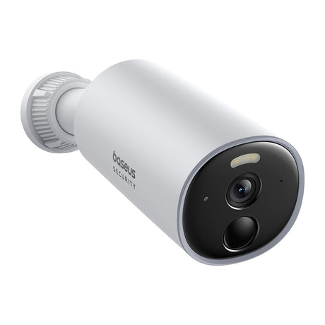 Baseus Outdoor Camera Security B1 (S0SV002130), 2K, 8GB, Two-way Talk, Night Vision, IP67, 7.800mAh, Alb