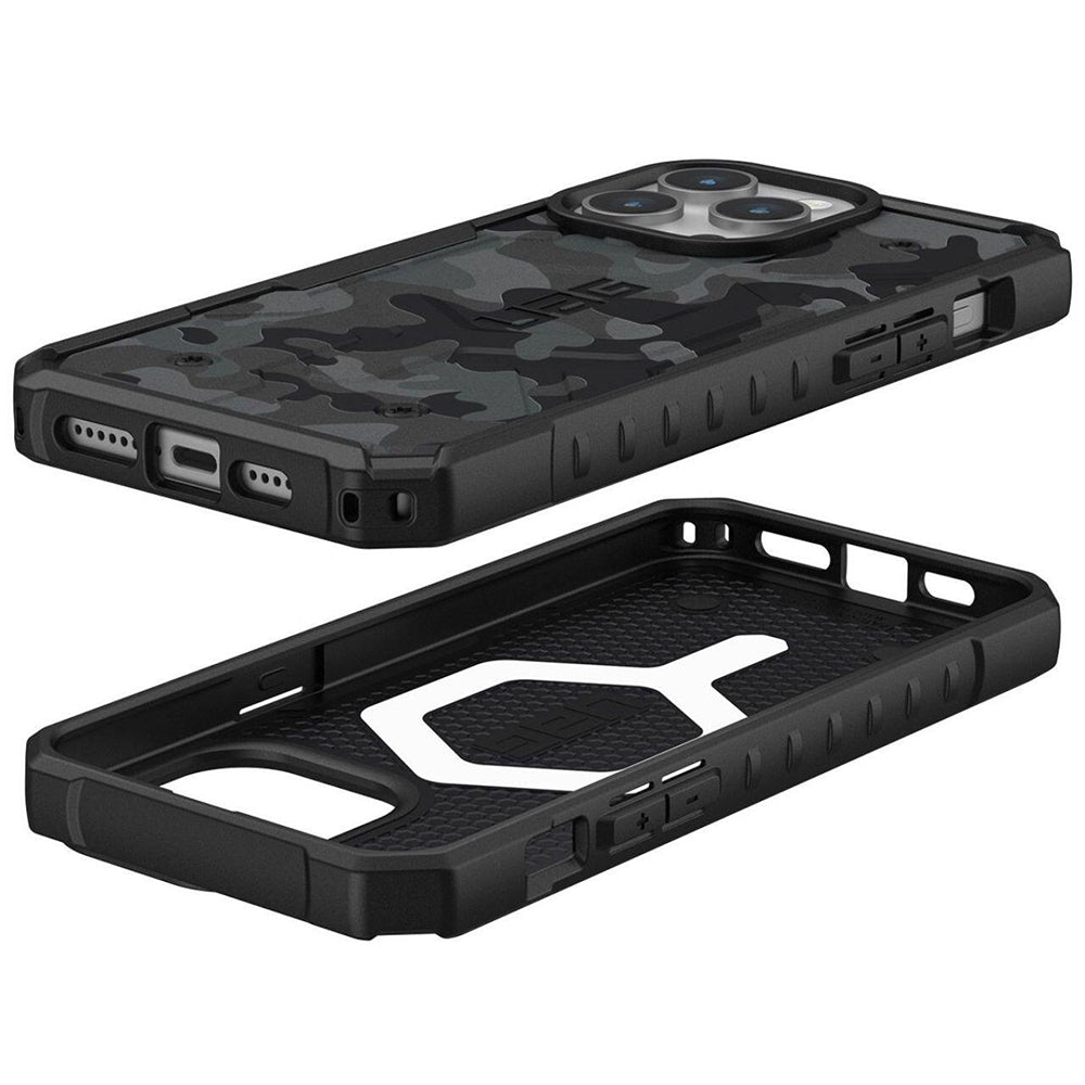 Husa de protectie UAG Pathfinder SE MagSafe compatibil cu iPhone 15 Pro, Bleumarin Camo