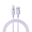 Cablu Baseus Display 2 (P10382700511-01), USB to Lightning, Fast Charging, Digital Display, 2.4A, 2m, Nebula Purple