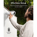 Baseus Outdoor Camera Security S1 (S0SW002130), with Solar Panel, 2K, 8GB, Two-way Audio, Night Vision, 10.400mAh, Alb