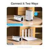 Baseus Outdoor Camera Security S1 (S0SW002130), with Solar Panel, 2K, 8GB, Two-way Audio, Night Vision, 10.400mAh, Alb