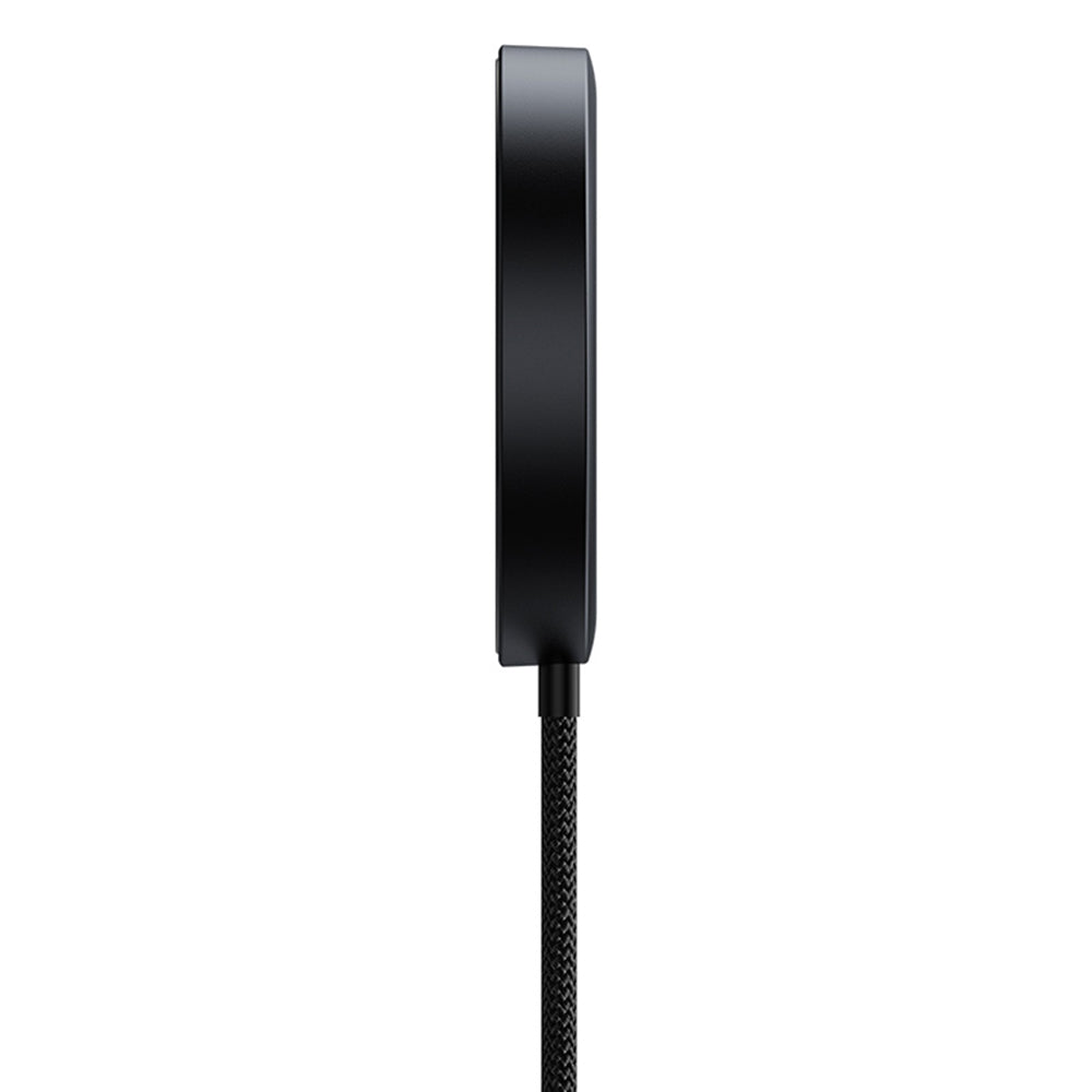 Incarcator Baseus Magnetic Wireless Simple Mini4 (P10273300121-01), Universal, with Stand, USB-C, Qi2 15W, 1m, Negru Cosmic