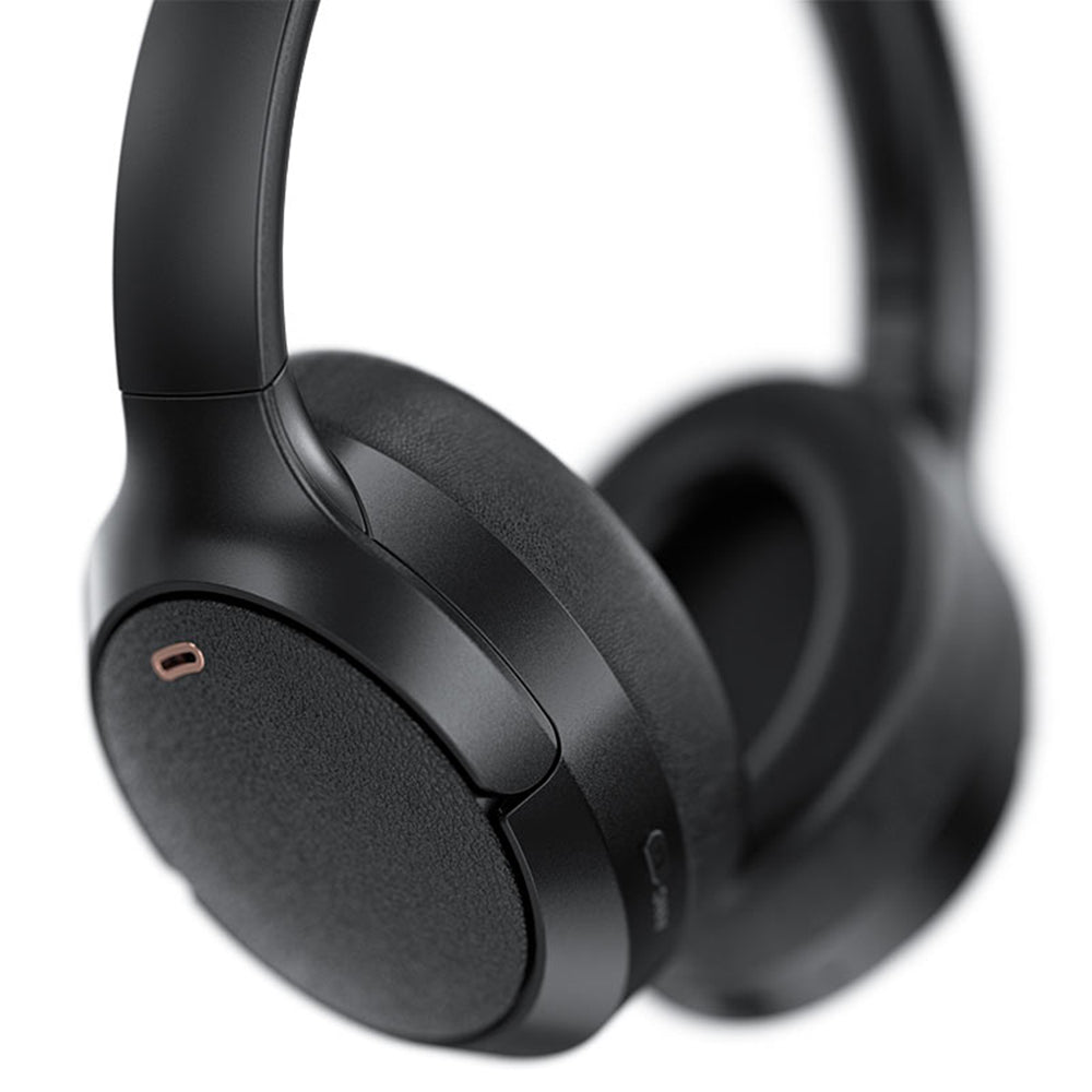 Casti Acefast Wireless Headset (H6), Type-C, Bluetooth 5.3, Active Noise Reduction, IPX4, 500mAh, Hi-Fi Sound, Negru