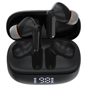 Casti Acefast (W1), Type-C, TWS, Bluetooth 5.4, Call Noise Reduction, IPX4, LED Digital Display, Negru