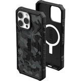 Husa de protectie UAG Pathfinder SE MagSafe compatibil cu iPhone 16 Pro Max, Bleumarin Camo