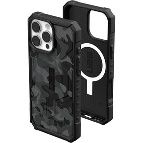 Husa de protectie UAG Pathfinder SE MagSafe compatibil cu iPhone 16 Pro Max, Bleumarin Camo