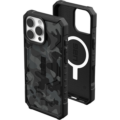 Husa de protectie UAG Pathfinder SE MagSafe compatibil cu iPhone 16 Pro Max, Bleumarin Camo