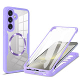 Folie de protectie Techsuit ColorVerse 360 MagSafe Series + compatibil cu Samsung Galaxy S25 Plus, Mov
