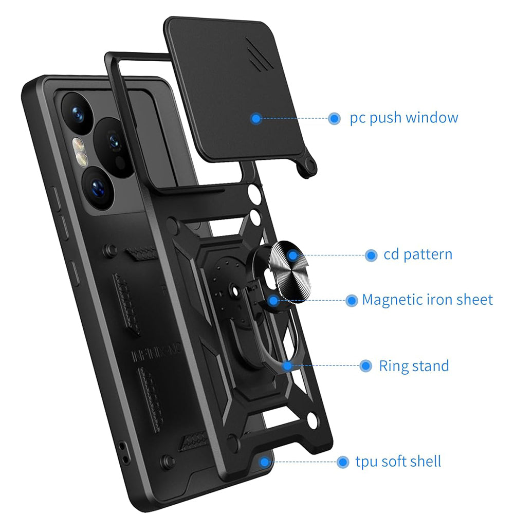 Husa de protectie Techsuit CamShield Series compatibil cu Xiaomi Redmi Note 14 5G, Albastru