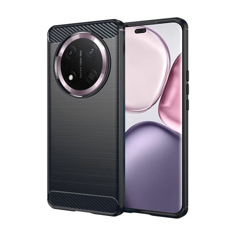 Husa de protectie Techsuit Carbon Silicone compatibil cu Honor Magic7 Lite / X9c, Negru