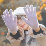 Techsuit Gloves (ST0011), from Mink Fur, Size 21cm, Bej