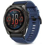 Curea smartwatch Techsuit Watchband QuickFit 22mm (W070) compatibil cu Garmin Fenix 5/5 Plus 6/6 Pro/7/Forerunner 945/970/Approach S60, Nightshade Blue