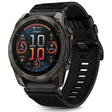 Curea smartwatch Techsuit Watchband QuickFit 22mm (W070) compatibil cu Garmin Fenix 5/5 Plus 6/6 Pro/7/Forerunner 945/970/Approach S60, Obsidian Black