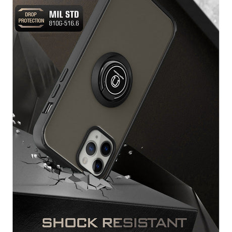 Husa de protectie Techsuit Glinth compatibil cu iPhone 17 Pro / iPhone 18 Pro, Negru