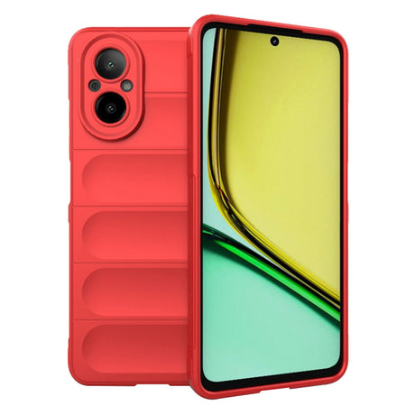 Husa de protectie Techsuit Magic Shield compatibil cu Realme C67 4G, Rosu