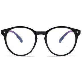 Techsuit Anti-Blue Light Glasses Reflex PC (PC28003-C1), Round, Negru