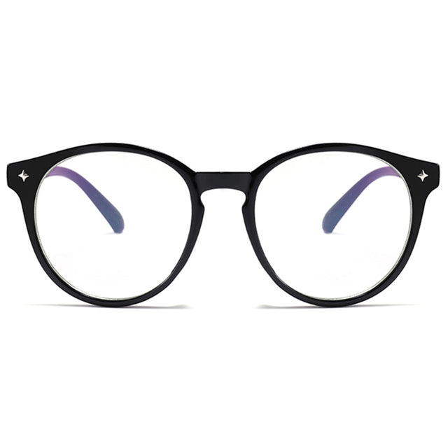 Techsuit Anti-Blue Light Glasses Reflex PC (PC28003-C1), Round, Negru